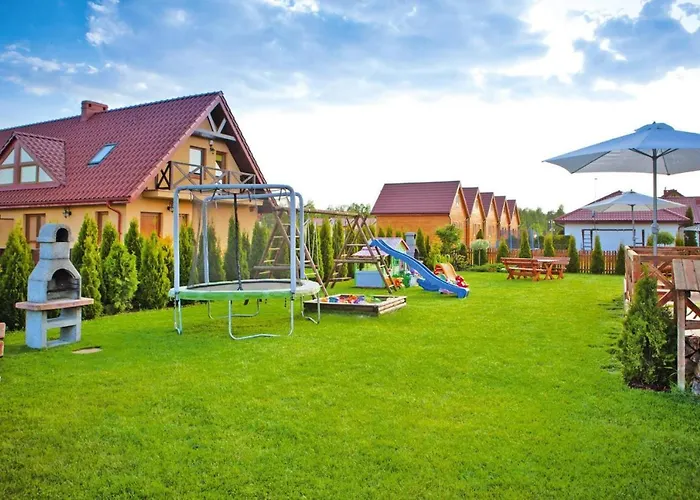 Ferienhaus Half Of Home, Terrace, Playground Rowy (Pomerania)