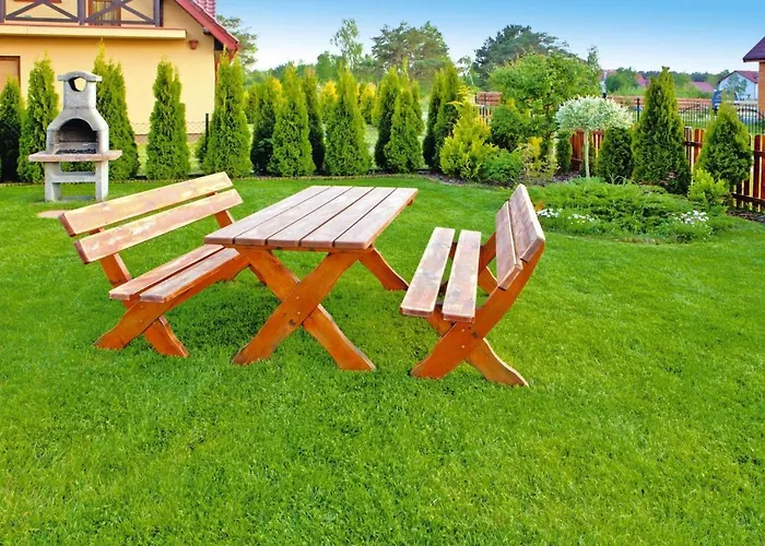 Ferienhaus Half Of Home, Terrace, Playground Rowy (Pomerania)